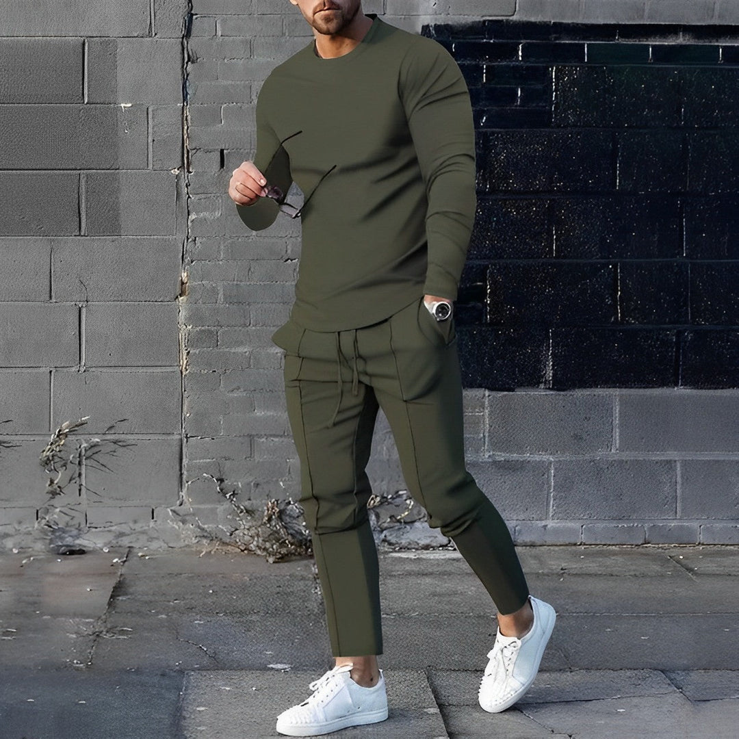 The Athletic Crewneck Sweater with Jogger  [NEW]