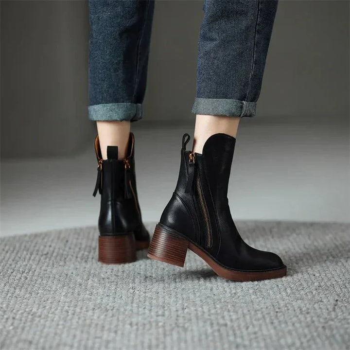 GRACE x KW™ | Leather Ankle Boots