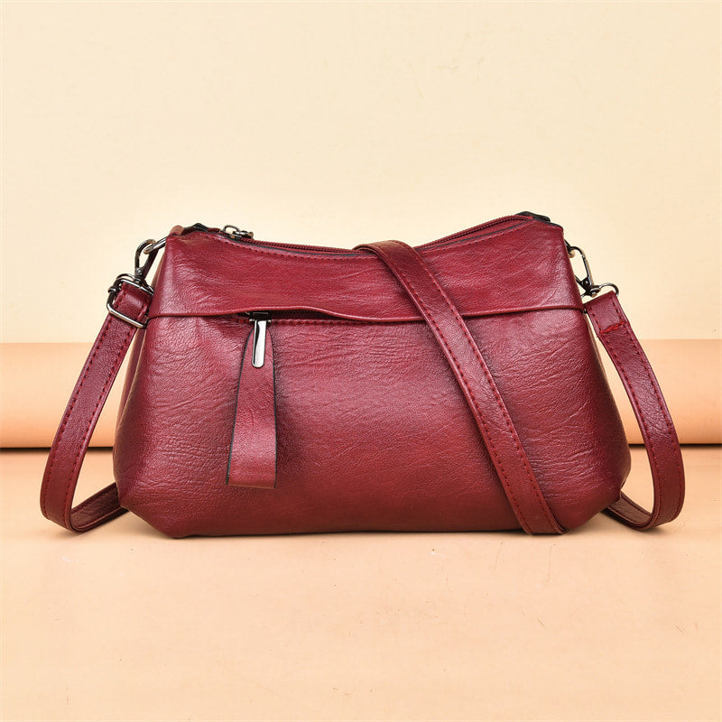 JANICE™ | Classic Leather Crossbody Bag