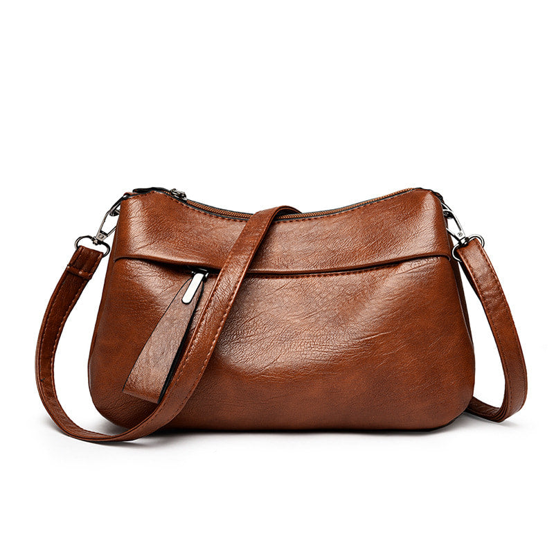 JANICE™ | Classic Leather Crossbody Bag